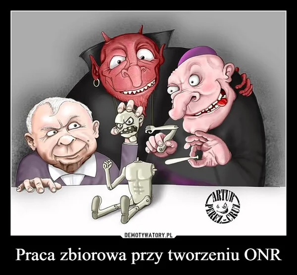 
    Praca zbiorowa przy tworzeniu ONR