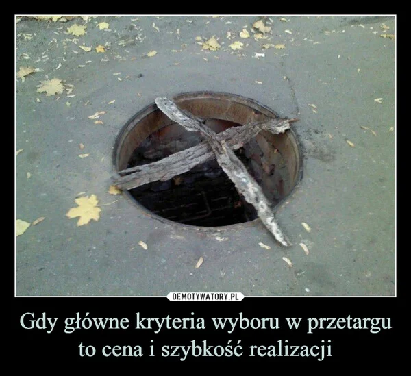 Gdy główne kryteria wyboru w przetargu to cena i szybkość realizacji