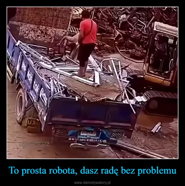 To prosta robota, dasz radę bez problemu