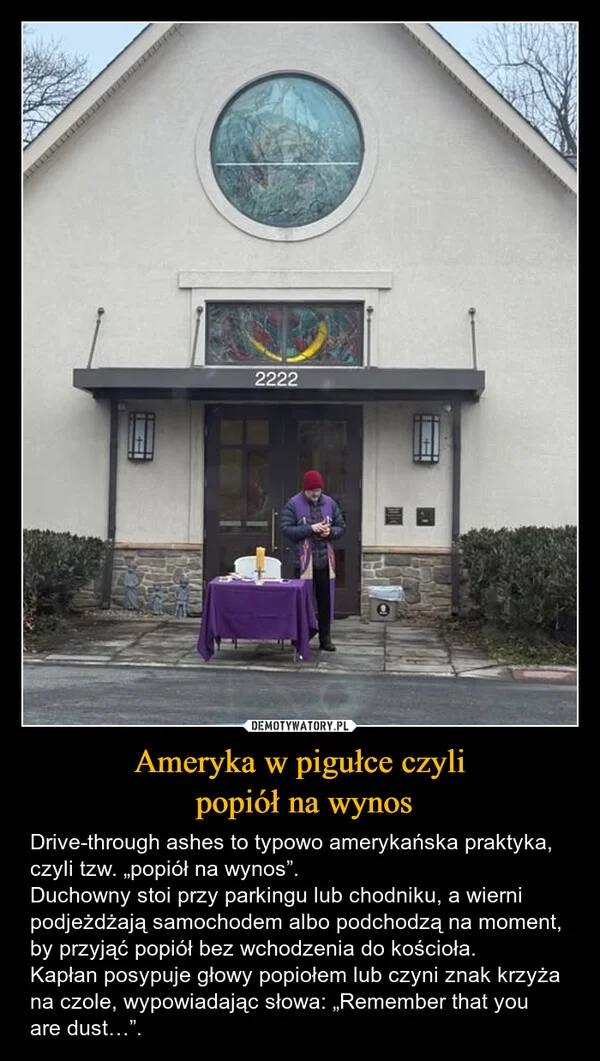 
    Ameryka w pigułce czyli popiół na wynos