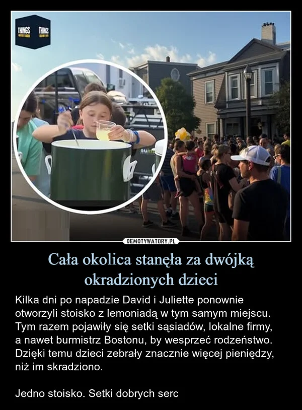 
    Cała okolica stanęła za dwójką okradzionych dzieci