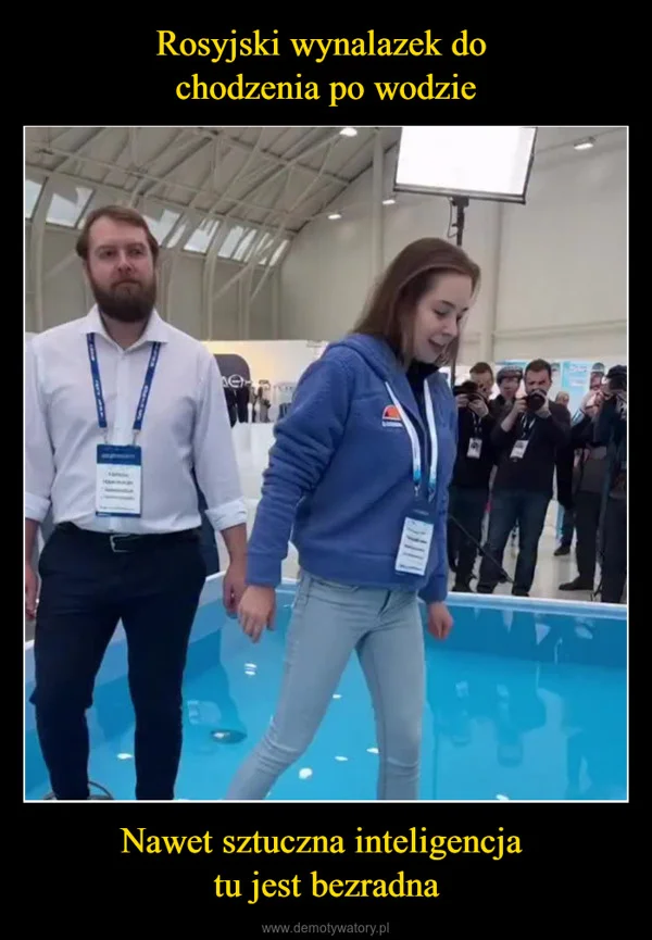 
    Rosyjski wynalazek do chodzenia po wodzie Nawet sztuczna inteligencja tu jest bezradna