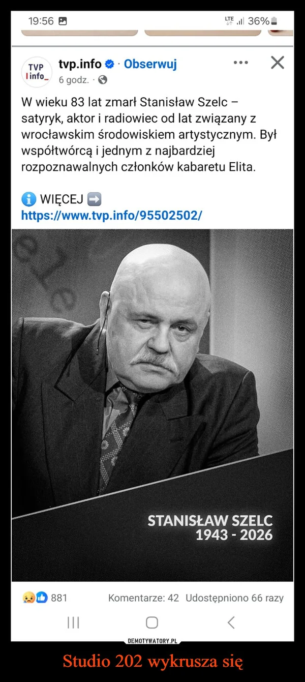 Studio 202 wykrusza się