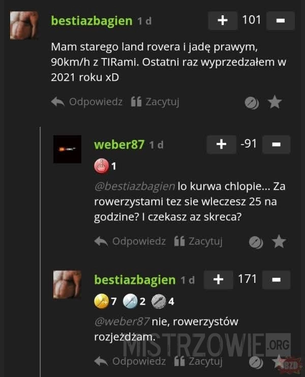 
    Nie wyprzedza