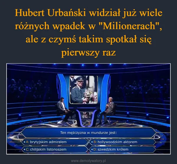 Hubert Urbański widział już wiele różnych wpadek w 