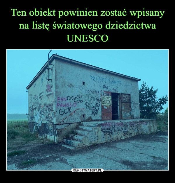 
    Ten obiekt powinien zostać wpisany na listę światowego dziedzictwa UNESCO 