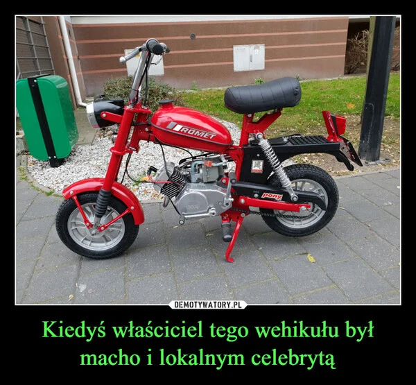 Kiedyś właściciel tego wehikułu był macho i lokalnym celebrytą
