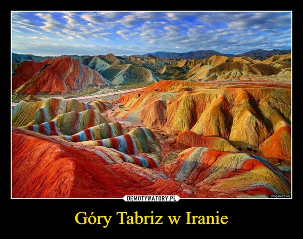 
    Góry Tabriz w Iranie