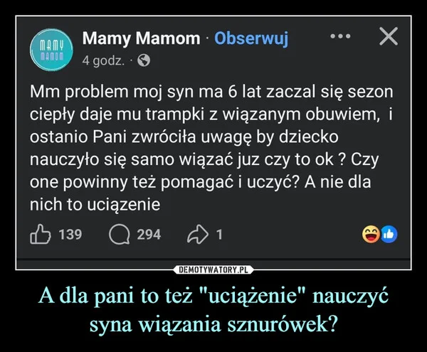 
    A dla pani to też 