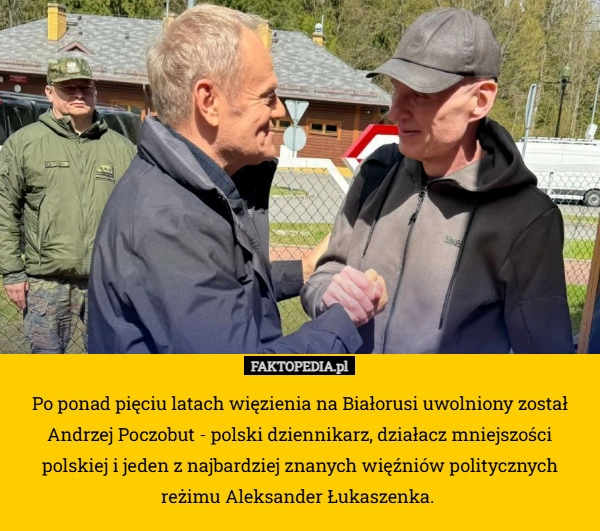 
    Po ponad pięciu latach więzienia na Białorusi uwolniony został Andrzej Poczobut