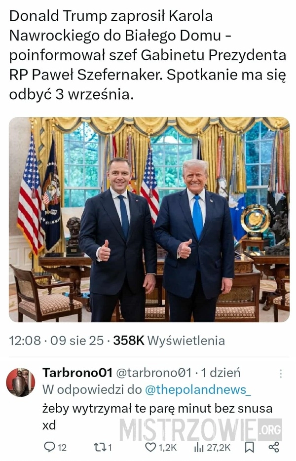 
    Spotkanie z Trumpem