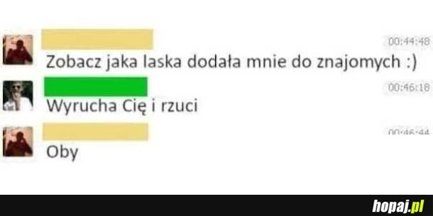 
    Historia jednej znajomości