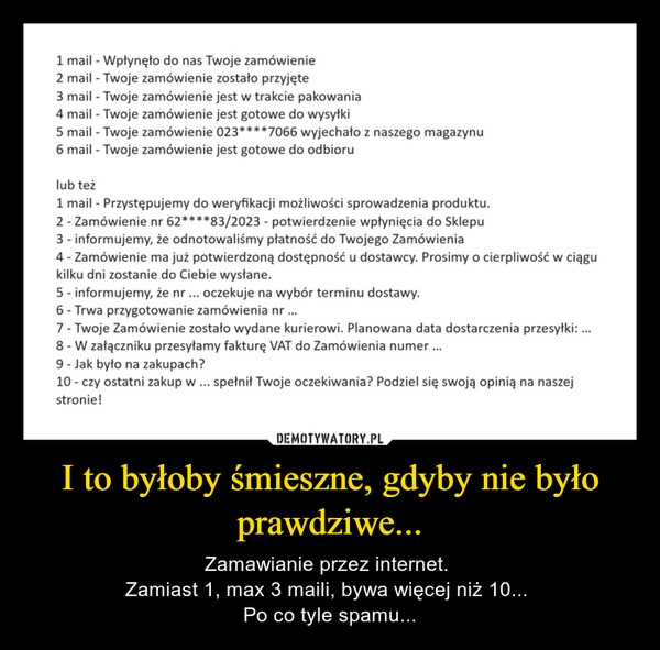 
    I to byłoby śmieszne, gdyby nie było prawdziwe...