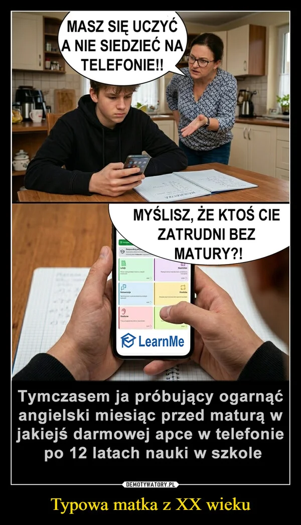 
    Typowa matka z XX wieku