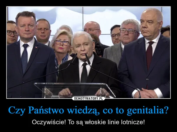
    Czy Państwo wiedzą, co to genitalia?
