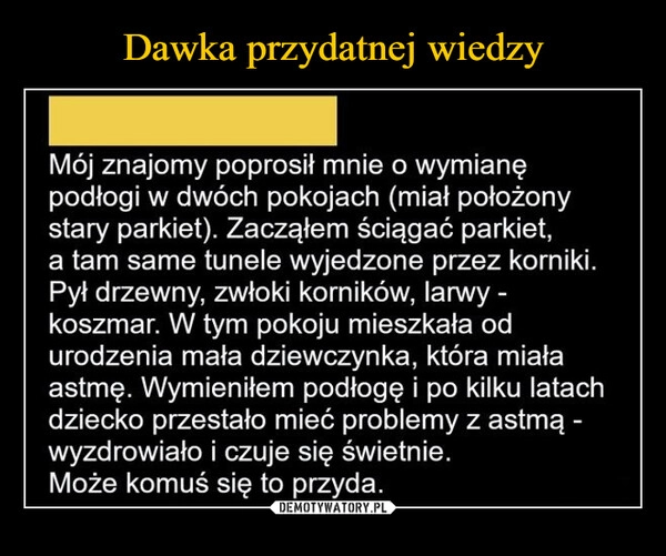 
    Dawka przydatnej wiedzy