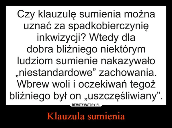 
    Klauzula sumienia 