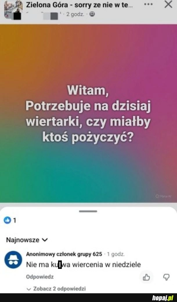
    Musi poczekać do poniedziałku