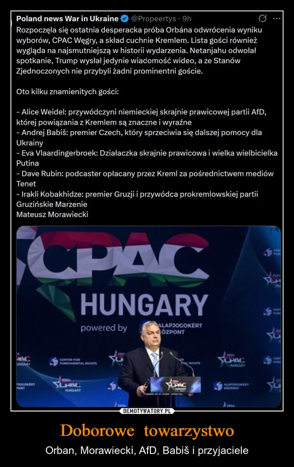 
    Doborowe towarzystwo