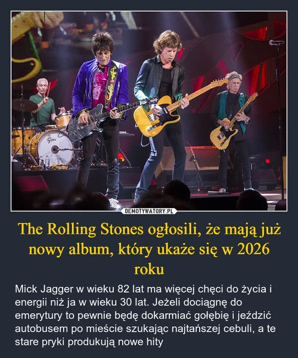 
    The Rolling Stones ogłosili, że mają już nowy album, który ukaże się w 2026 roku