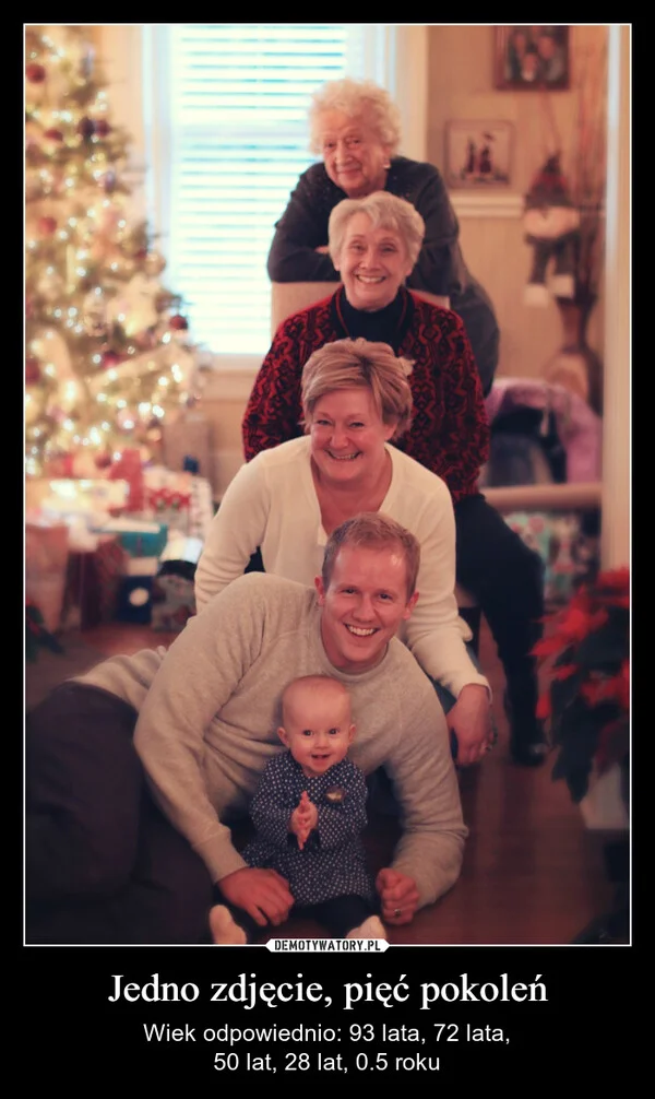 
    Jedno zdjęcie, pięć pokoleń