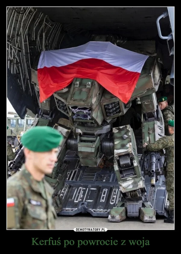 
    Kerfuś po powrocie z woja