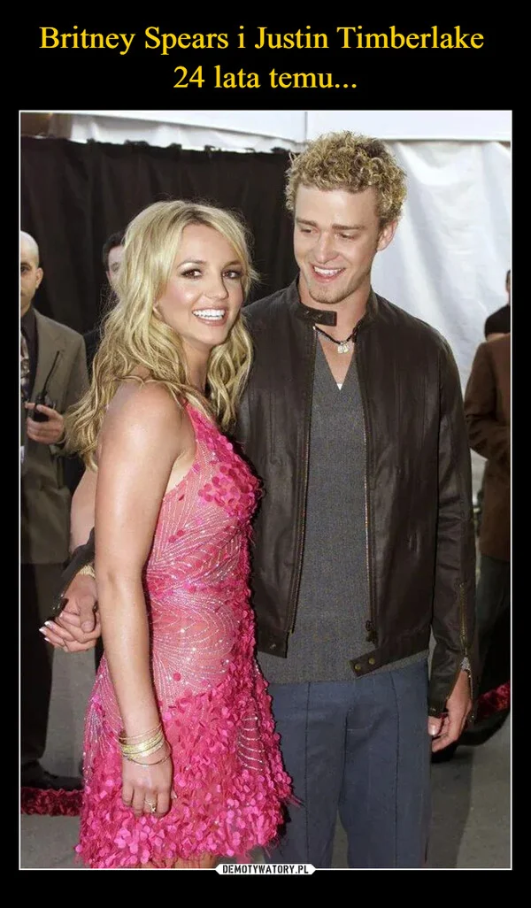 
    Britney Spears i Justin Timberlake 24 lata temu...