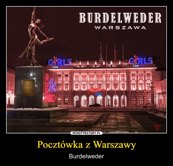 
    Pocztówka z Warszawy