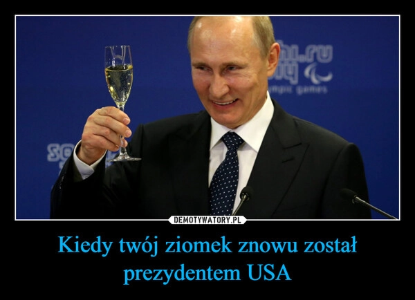 
    Kiedy twój ziomek znowu został prezydentem USA