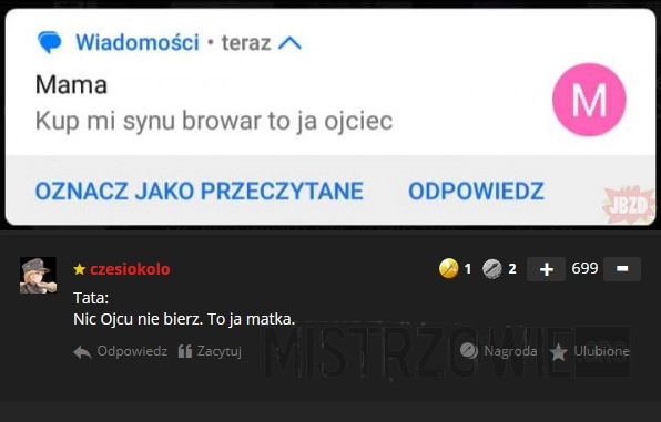 
    Nic ojcu nie bierz