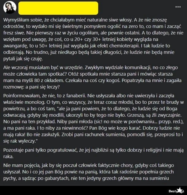 
    Bardzo religijna urzędniczka 