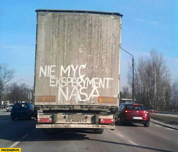 
    Nie myć eksperyment NASA TIR