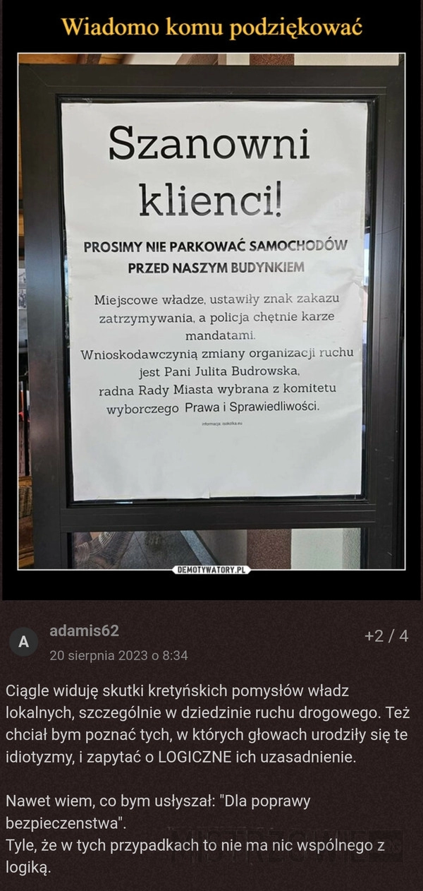 
    Szanowni klienci