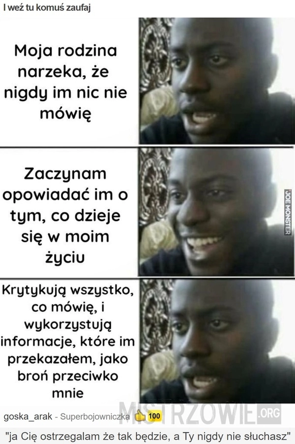 
    I weź tu komuś zaufaj