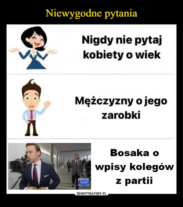 
    Niewygodne pytania