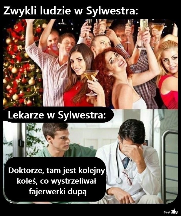 
    Lekarze w Sylwestra 