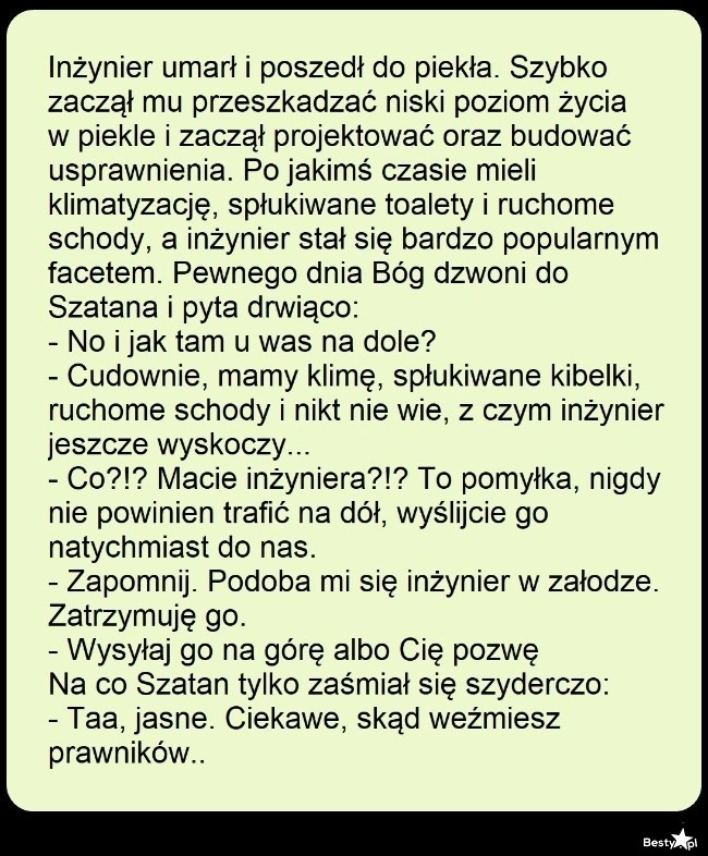 
    Inżynier w piekle 