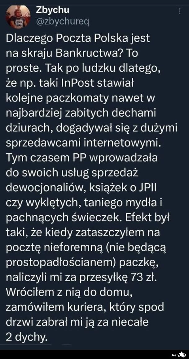 
    Kilka słów o Poczcie Polskiej 