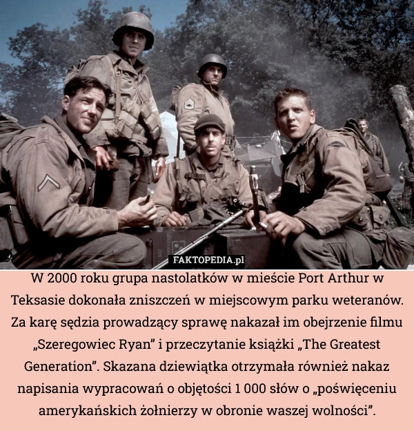 
    W 2000 roku grupa nastolatków w mieście Port Arthur w Teksasie dokonała