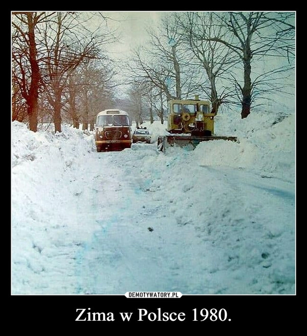 
    Zima w Polsce 1980.