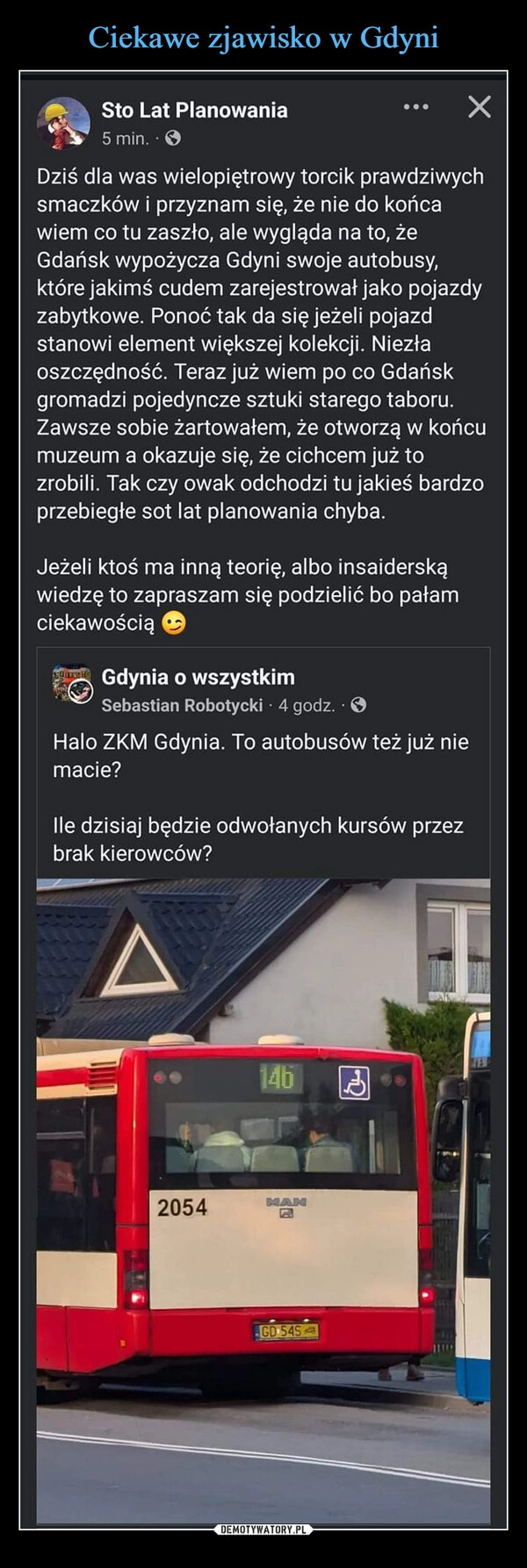 
    Ciekawe zjawisko w Gdyni