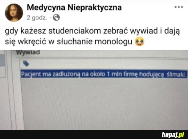 
    Wywiad niekoniecznie medyczny