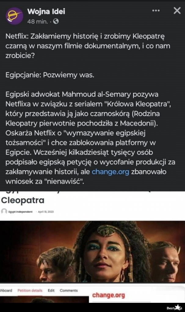 
    Jest różnica między poprawnością, a zmienianiem faktów 