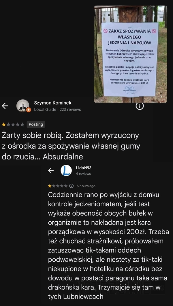 
    Afera wokół ośrodka i jego przepisu