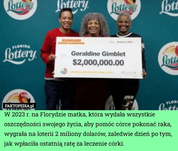 
    W 2023 r. na Florydzie matka, która wydała wszystkie oszczędności swojego