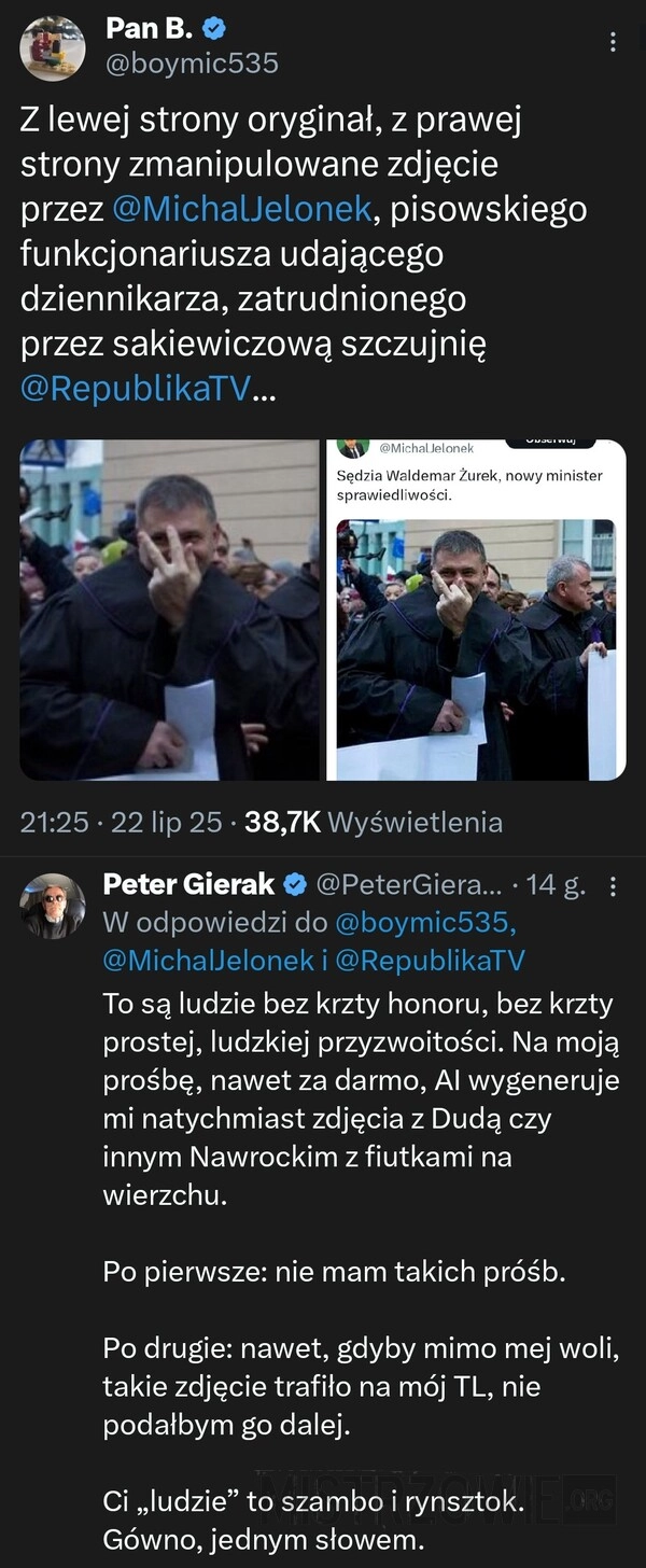 
    Zmanipulowane zdjęcie