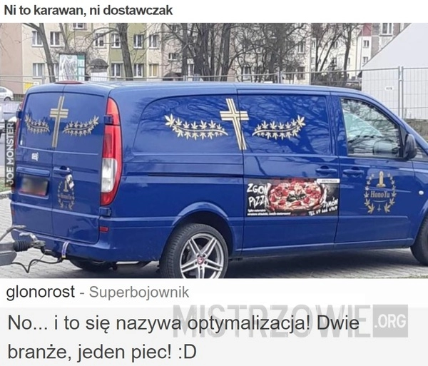 
    Ni to karawan, ni dostawczak