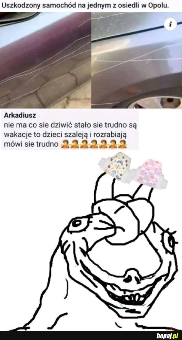 
    Klasyk wakacyjny dzieci szaleją mówi się trudno Arkadiusz ekspert od wychowania