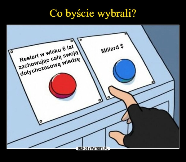 
    Co byście wybrali? 