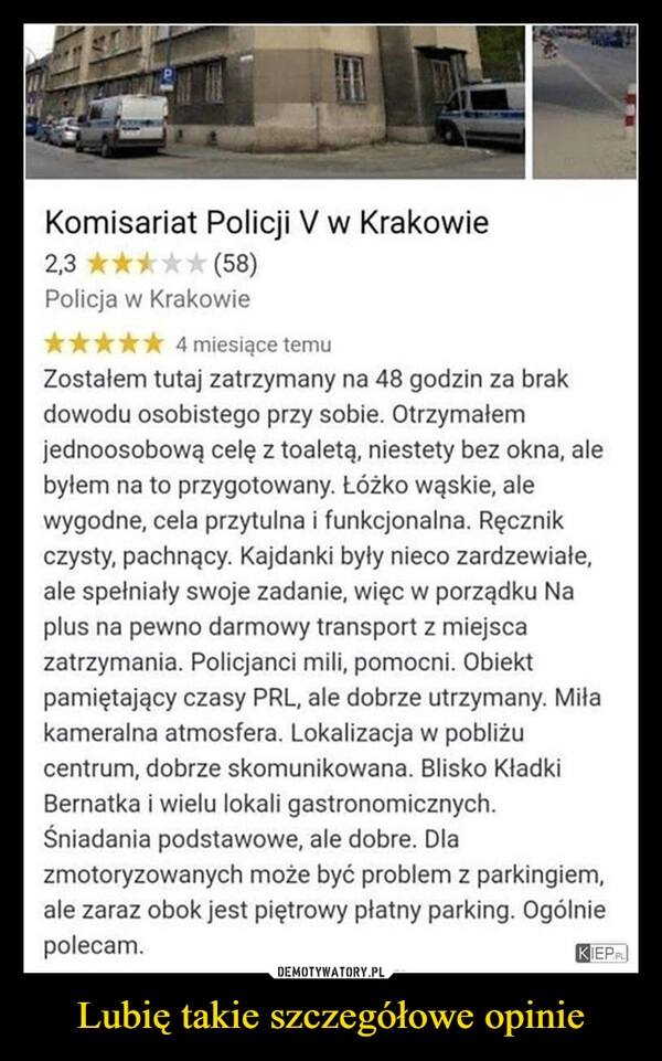 
    Lubię takie szczegółowe opinie